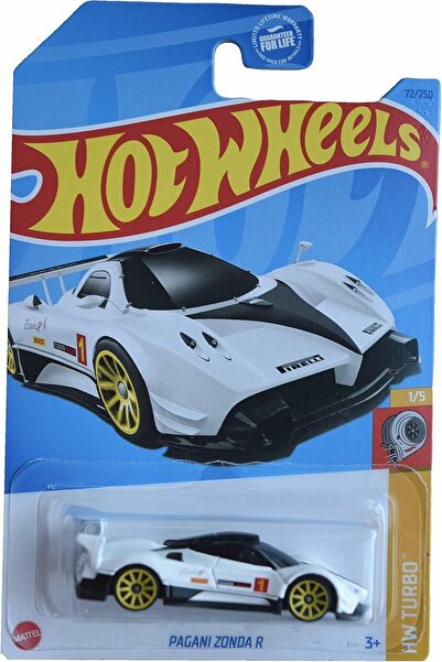 HOT WHEELS باجاني زوندا آر، إتش دبليو توربو 1/5، أبيض