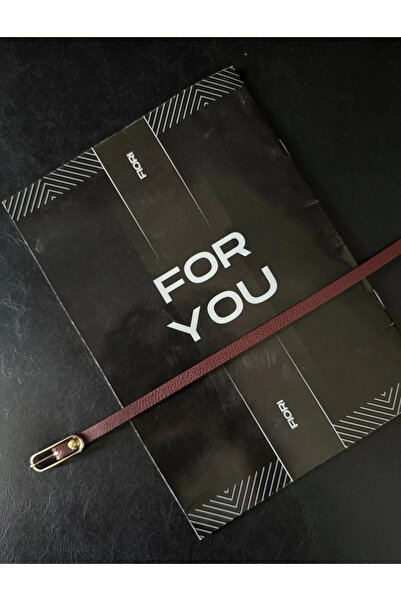 1way Women's Stylish Belt with Burgundy Color