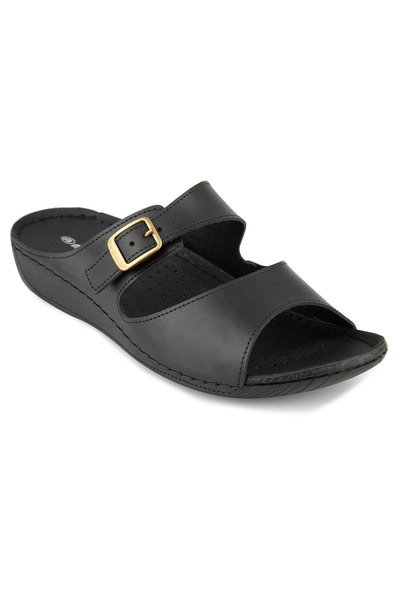 Muya 36251-Mesem, Дамски ежедневни стилни чехли от естествена кожа с анатомич...