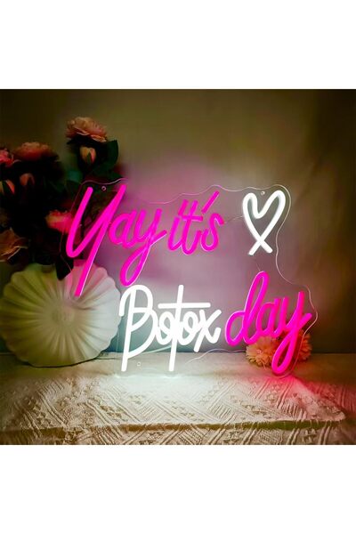 Slasa Birthday Quote Neon Sign 40x30 cm Multicolor LED with 6mm Acrylic Base