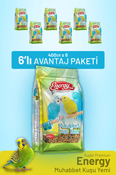 Muhabbet Kuşu Yemi 400 g - 6 Adet