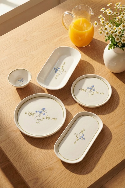 ACAR Maison 6 Kişilik 17 Parça Kahvaltı Takımı