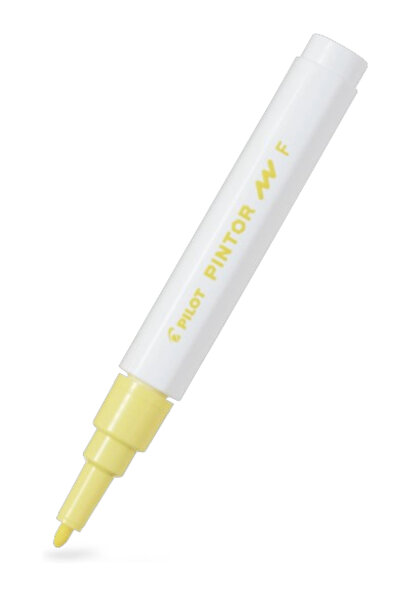 Pilot Pi̇ntor (F) Round Tip Pastel Yellow