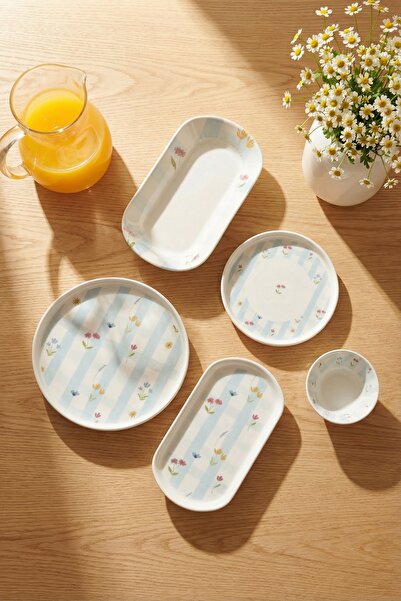 ACAR Maedow 6 Kişilik 17 Parça Kahvaltı Takımı