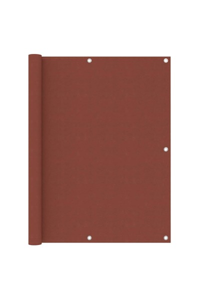 vidaxl Paravan de balcon, cărămiziu, 120x600 cm, țesătură oxford