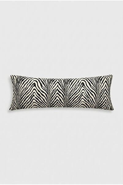NESCO Zebra Dolgun Uzun Yastık 50x150 cm %100 Pamuk Hamile Yan Yatış Destek Y...