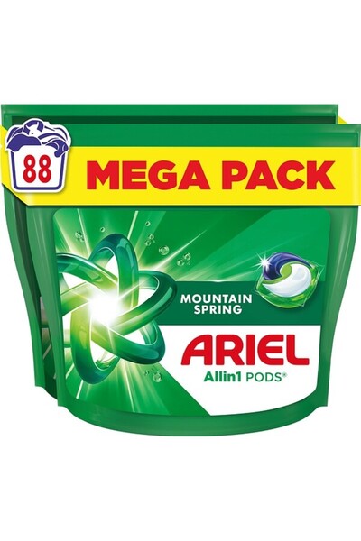 Arielli Ariel Allin1 PODS Mountain Spring Detergent Capsules