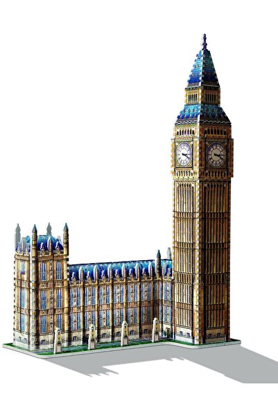 Wrebbit Puzzle 3D - Big Ben and House of Parliament, 890 piese (12725)