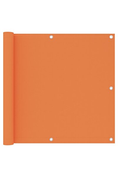 vidaxl Paravan de balcon, portocaliu, 90 x 600 cm, țesătură oxford