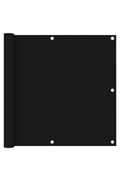 vidaxl Paravan de balcon, negru, 90 x 500 cm, țesătură oxford