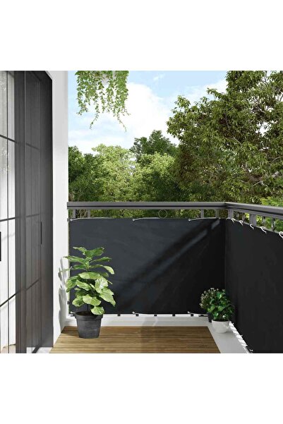 vidaxl Paravan de balcon, antracit, 90 x 500 cm, țesătură oxford
