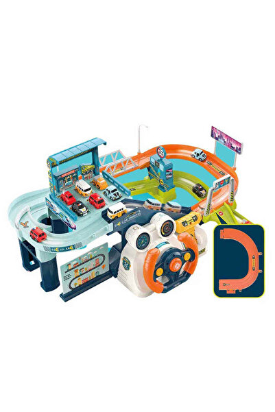 OEM Set Joc "Oraș și Parcare" cu Mașinuțe și Volan de Simulare