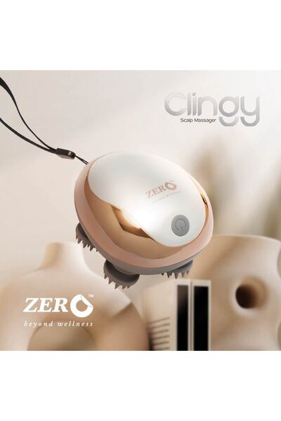 Zero Healthcare جهاز تدليك فروة الرأس ثلاثي الأبعاد من كلينجي بثلاثة أوضاع، ق...