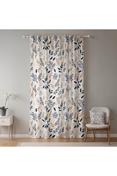 ggaimwf Botanical Leaf Curtains - Floral Window Panels, Country Cottagecore A...