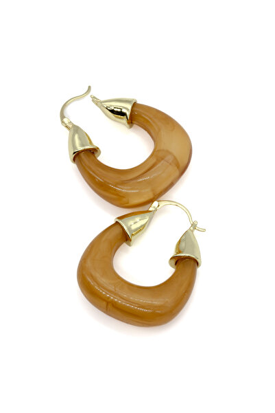 Nearsis Curved Bag Model Earrings