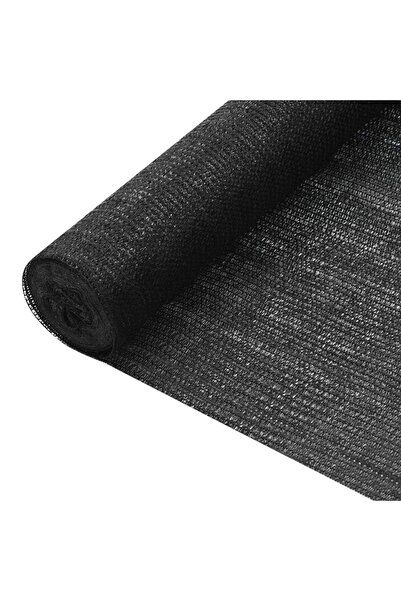 vidaxl Plasă protecție intimitate, negru, 1,8x50 m, HDPE, 75 g/m²