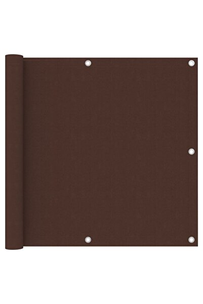 vidaxl Paravan de balcon, maro, 90x600 cm, țesătură oxford