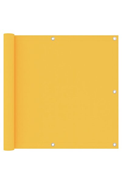 vidaxl Paravan de balcon, galben, 90 x 600 cm, țesătură oxford