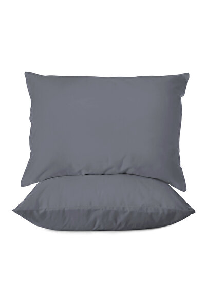 First Choice طقم غطاء وسادة من قطعتين مصنوع من القطن الساتان بنسبة 100%، 200 ...