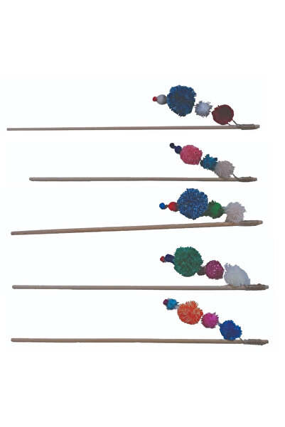 shopwave صنارة صيد القطط - كرات قطيفة