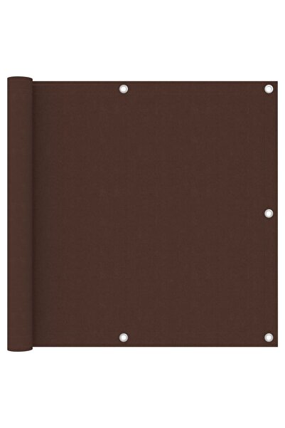 vidaxl Paravan de balcon, maro, 90x300 cm, țesătură oxford