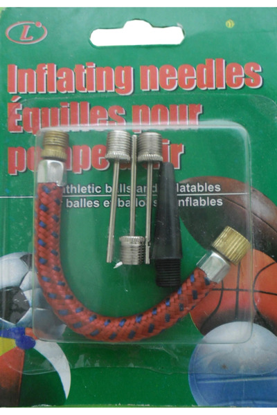 shopwave Msd Foot Pump 5-Piece Tip Set - Balloon - Ball Pump Tip Set