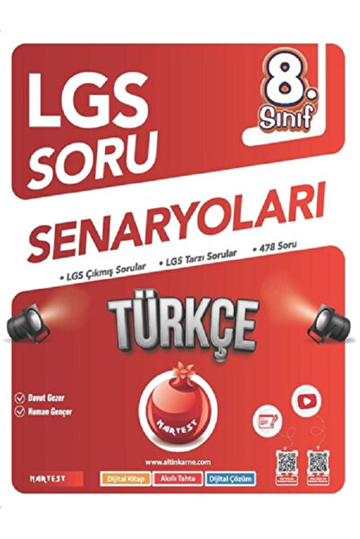 Efsane Yayınları 8.Sınıf Nartest LGS Soru Senaryoları Türkçe / Çıkmış Sorular...
