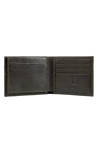 BAYDERİ Cowes Leather Card Holder Green