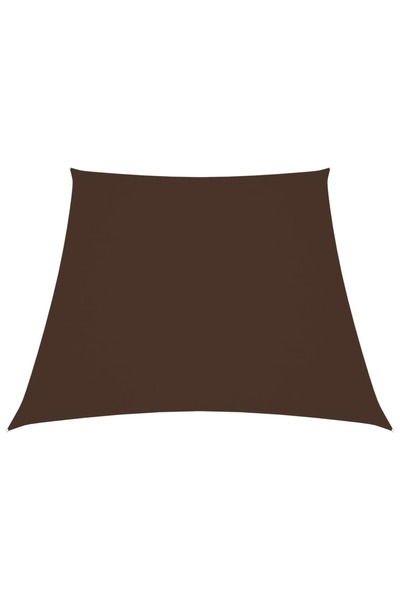 vidaxl Parasolar, maro, 2/4x3 m, țesătură oxford, trapez
