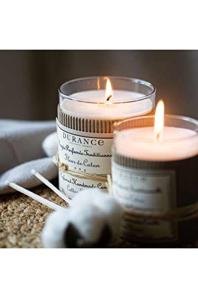 DURANCE Lumânare parfumată artizanală Cotton Flower 280 gr