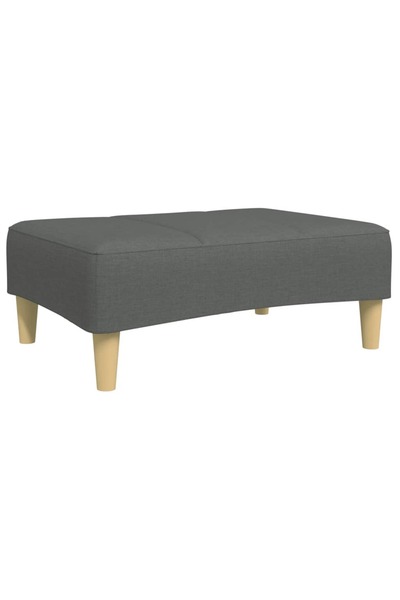 vidaxl Stool, dark gray, 77x55x31 cm, fabric