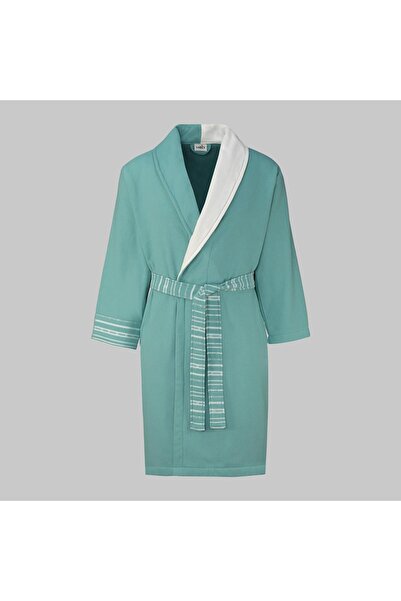Sarev Rio 100% Cotton Green Bathrobe Medium