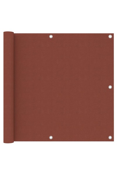 vidaxl Paravan pentru balcon, cărămiziu, 90x300 cm, țesătură oxford