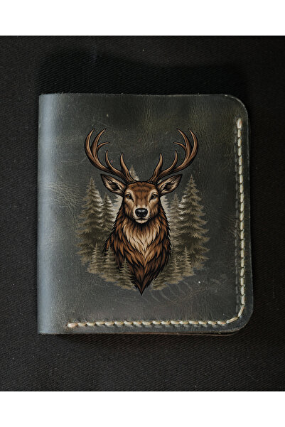 INKD Leather Vertical Printed Classic Men's Wallet - Genuine Calfskin Leather...