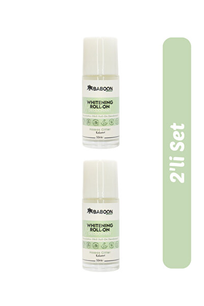 Baboon Natural Whitening Roll On Deodorant Kokusuz 2’li Set | Hassas Ciltler ...