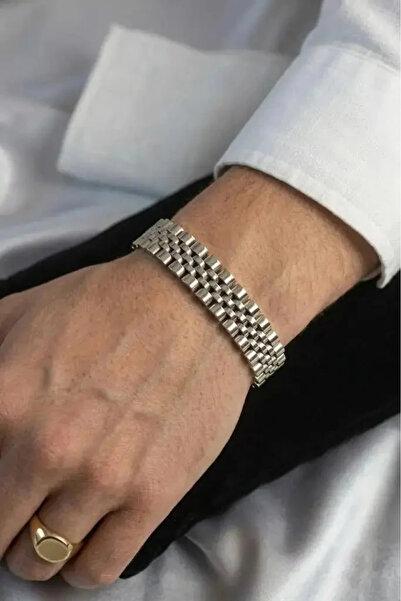 Dorvina Men's Bracelet 316L Steel 12 mm Thickness Silver Color