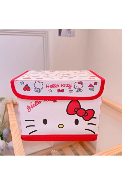 SANRIO Desktop Storage Box with Lid – Cute Character Organizer for Office & Home