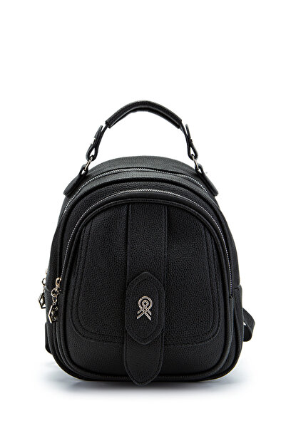 minebag Rucsac Mini Frank cu mai multe compartimente, negru