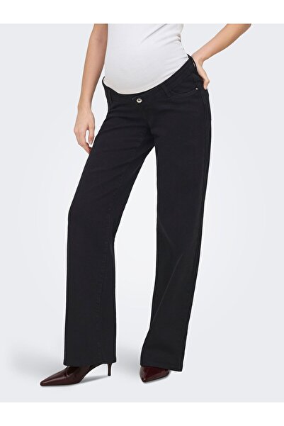 ONLY MATERNITY Jeans mit weitem Bein OLMJULLES Weiter Beinschnitt Jeans