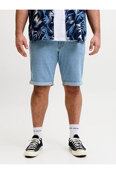 Jack & Jones Plus Jeans-Shorts Plus Size Regular Fit Jeans-Shorts