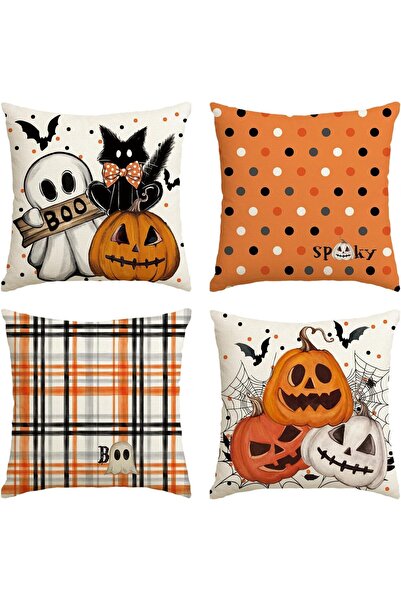 Artoid Mode Halloween Cushion Covers Set of 4, 50x50 cm