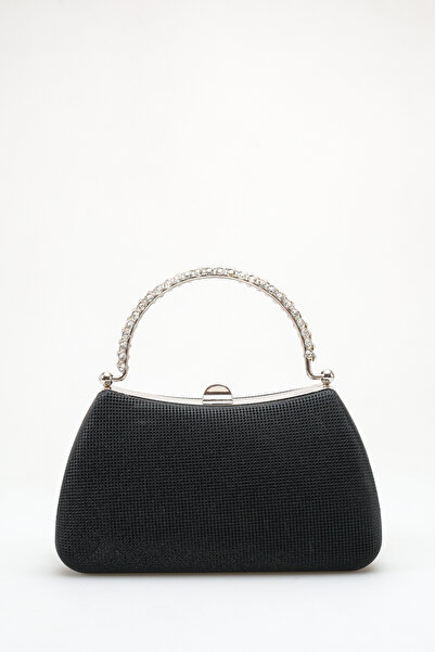 FEMME Product Name: Stone Detailed Black Women's Evening Dress Bag – Stylish ...