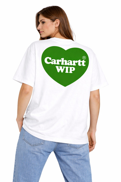 CAMBLYS Unisex Women's Men's Carhart Wip Back and Front Printed Oversized Thi...