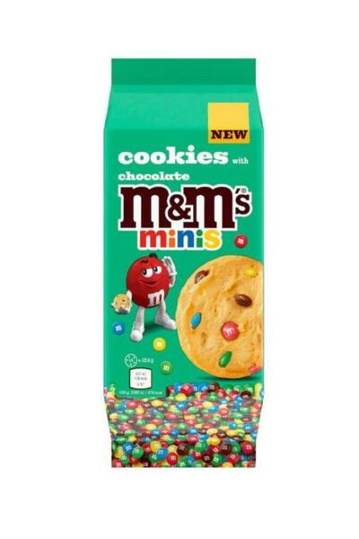 M&M's ميني كوكيز بالشوكولاتة بالحليب 180 جرام