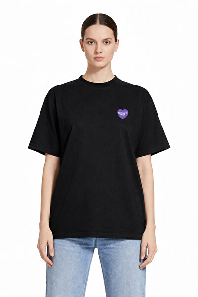 CAMBLYS Unisex Women's Men's Carhart Wip Heart Front Logo Oversized Thick Fab...