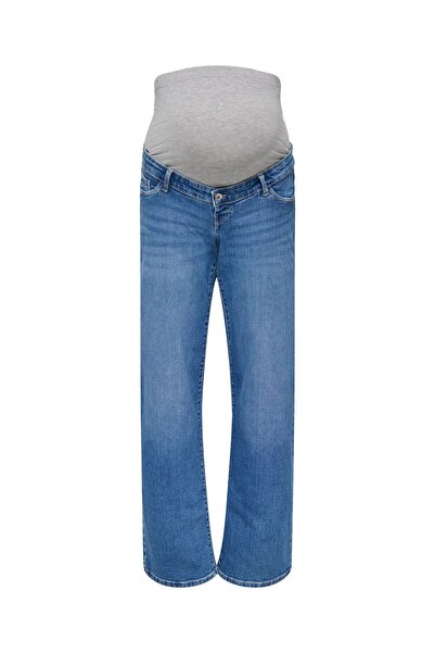 ONLY MATERNITY Jeans mit weitem Bein OLMJULLES Weiter Beinschnitt Jeans