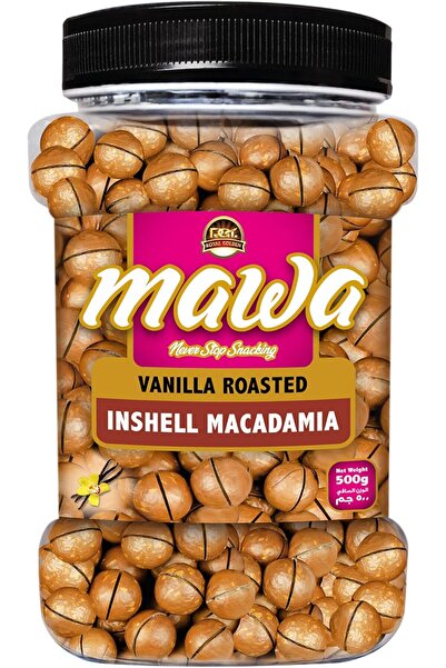 MAWA Vanilla Roasted Inshell Macadamia Nuts 500g