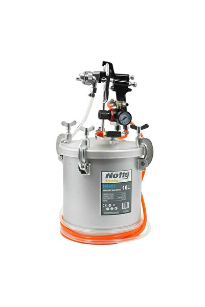 Notig Tools PNEUMATIC PAINTING UNIT 10L WITH 2.0MM GUN AND PRESSURIZED TANK F...