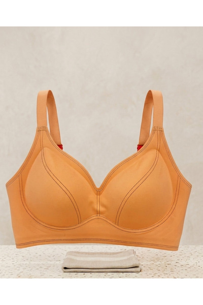 Dorelux Combed Cotton Striped Supported Combed Cotton Bra