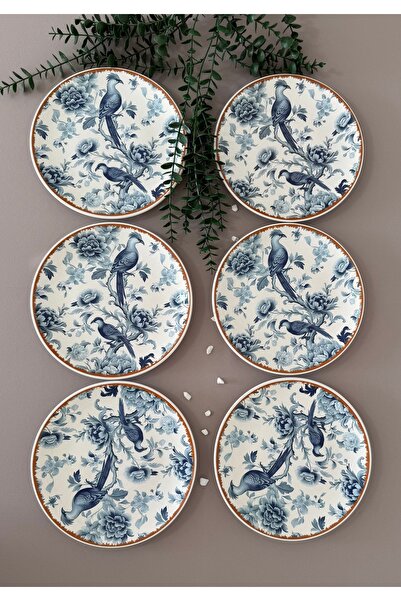 Yiğit Seramik Züccaciye Bluekitchen Model 6 Persons/Parts Modern Cake/Serving...